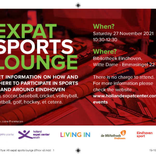 GET INFORMATION ON HOW AND <br />WHERE TO PARTICIPATE IN SPORTS <br />IN AND AROUND EINDHOVEN